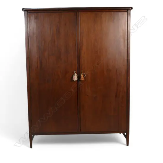A Chinese Ming-style mahogany wardrobe,
